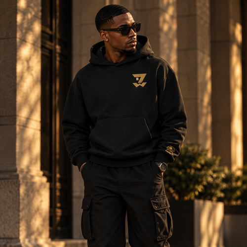 Men’s “Midnight Gold” Heavyweight Hoodie
