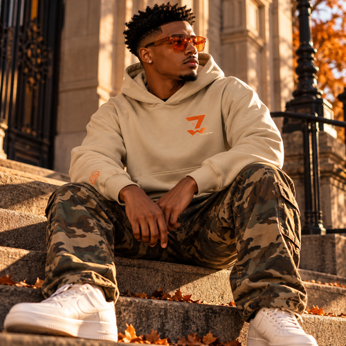 Men’s “Desert Ember” Heavyweight Hoodie